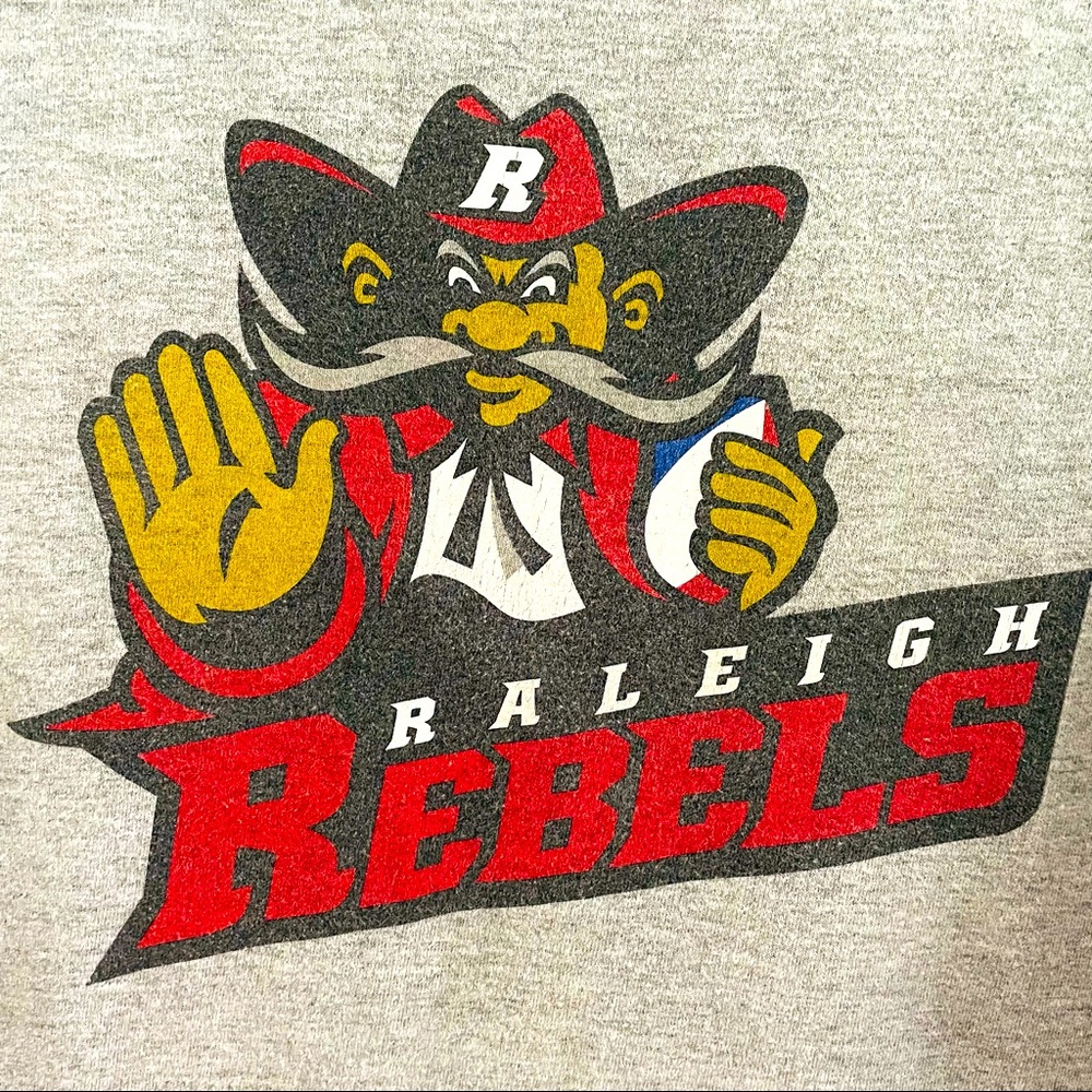 Raleigh Rebels Shirt AIFL Indoor Football T-shirt Rare HTF North Carolina Large